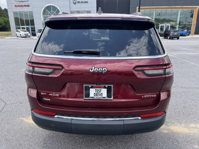 2021 Velvet Red Pearlcoat Jeep Grand Cherokee L Limited 4X4 SUV