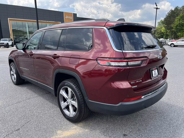 2021 Velvet Red Pearlcoat Jeep Grand Cherokee L Limited 4X4 SUV