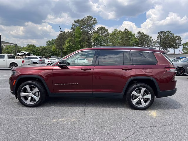2021 Velvet Red Pearlcoat Jeep Grand Cherokee L Limited 4X4 SUV