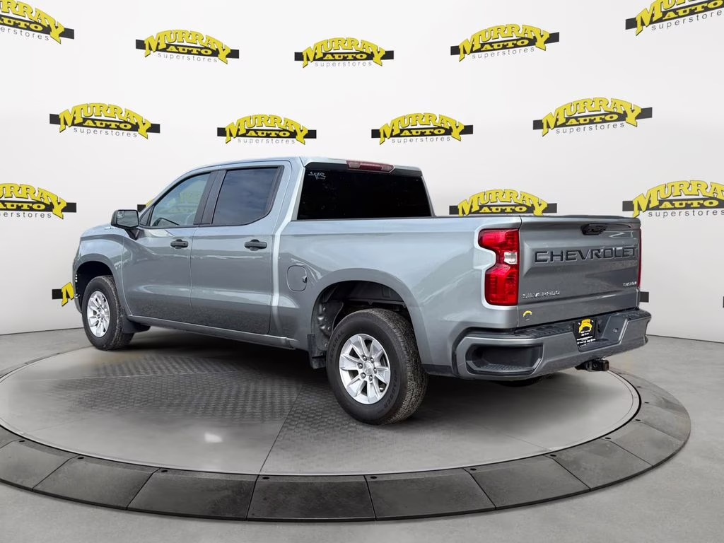 2023 Sterling Gray Metallic Chevrolet Silverado 1500 Custom RWD Truck