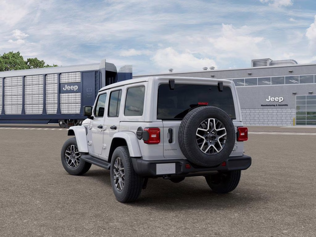 2026 Bright White Clearcoat Jeep Wrangler Sahara 4X4 SUV