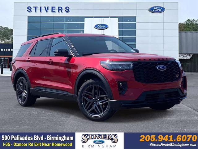 2026 Red Metallic Ford Explorer ST 4X4 SUV