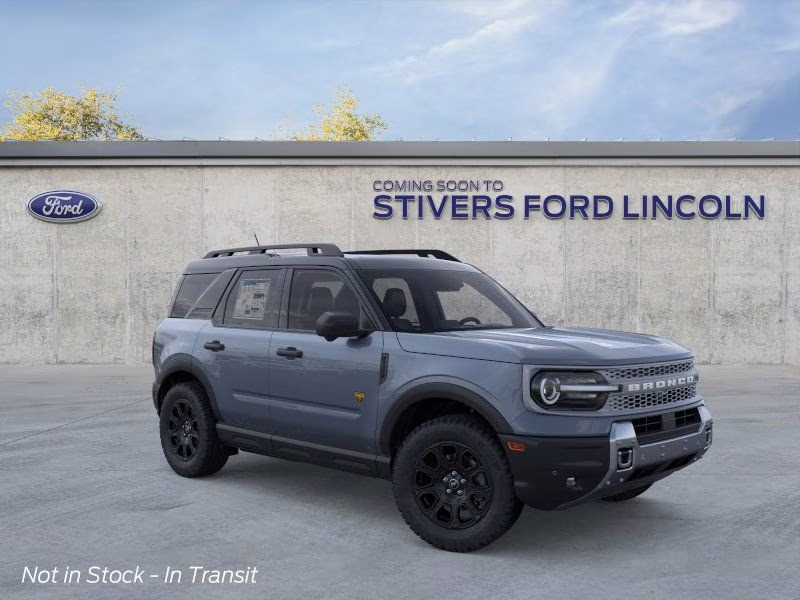 2026 Azure Gray Metallic Tri-Coat Ford Bronco Sport Badlands 4X4 SUV