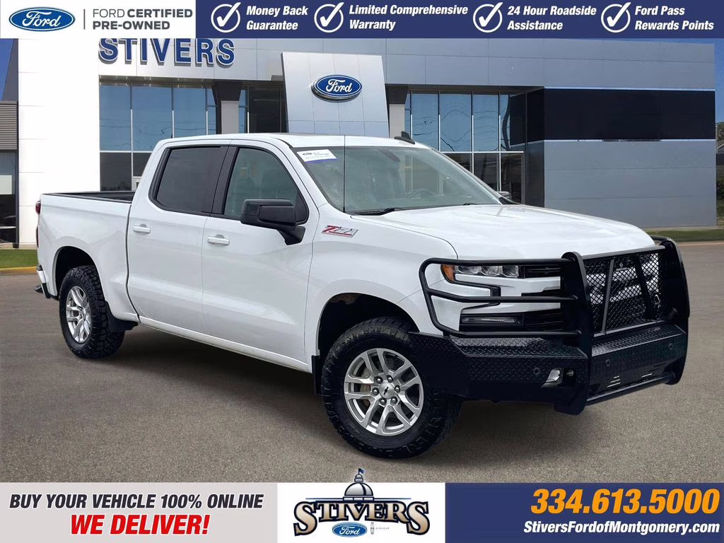 2020 Summit White Chevrolet Silverado 1500 RST 4X4 Truck