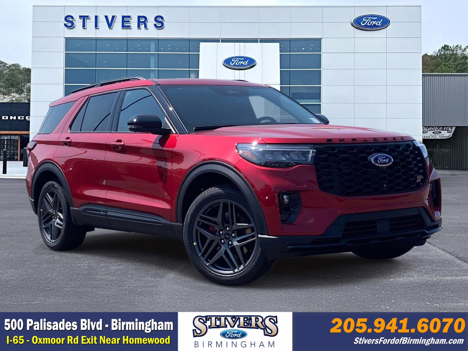 2026 Red Metallic Ford Explorer ST 4X4 SUV
