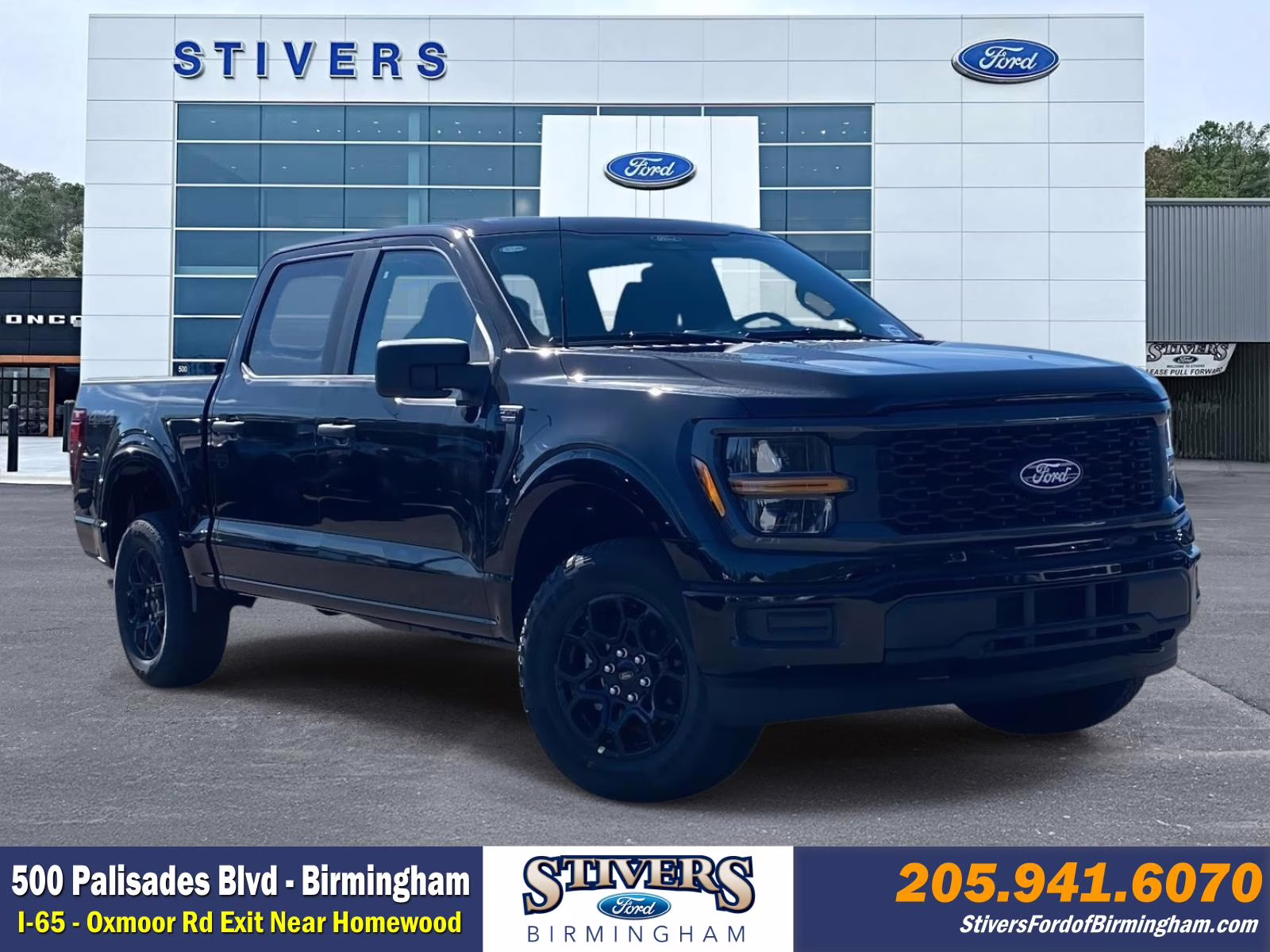 2026 Agate Black Metallic Ford F-150 STX 4X4 Truck