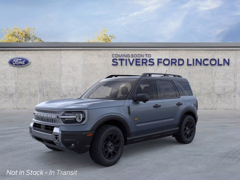2026 Azure Gray Metallic Tri-Coat Ford Bronco Sport Badlands 4X4 SUV