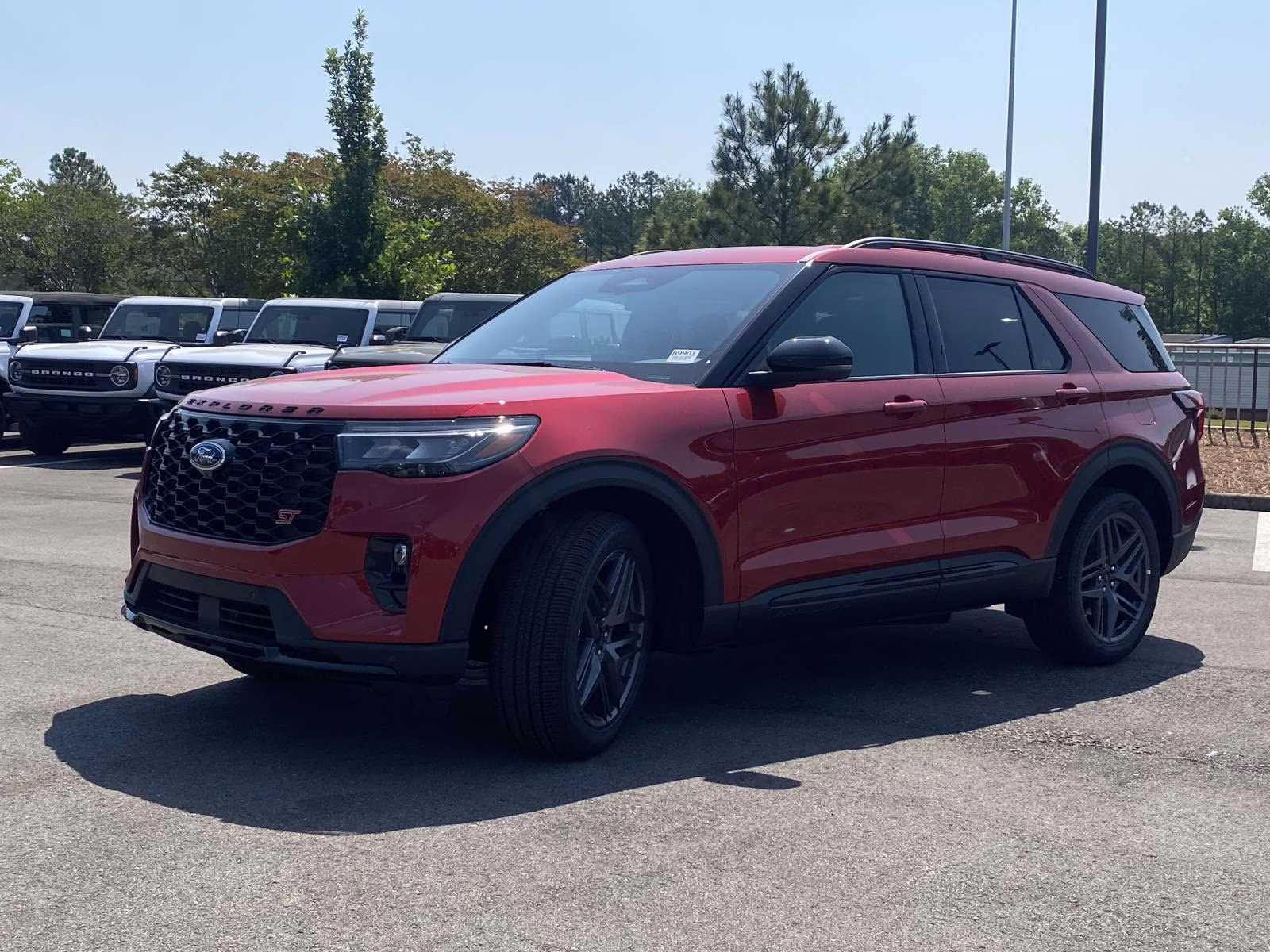 2026 Red Metallic Ford Explorer ST 4X4 SUV