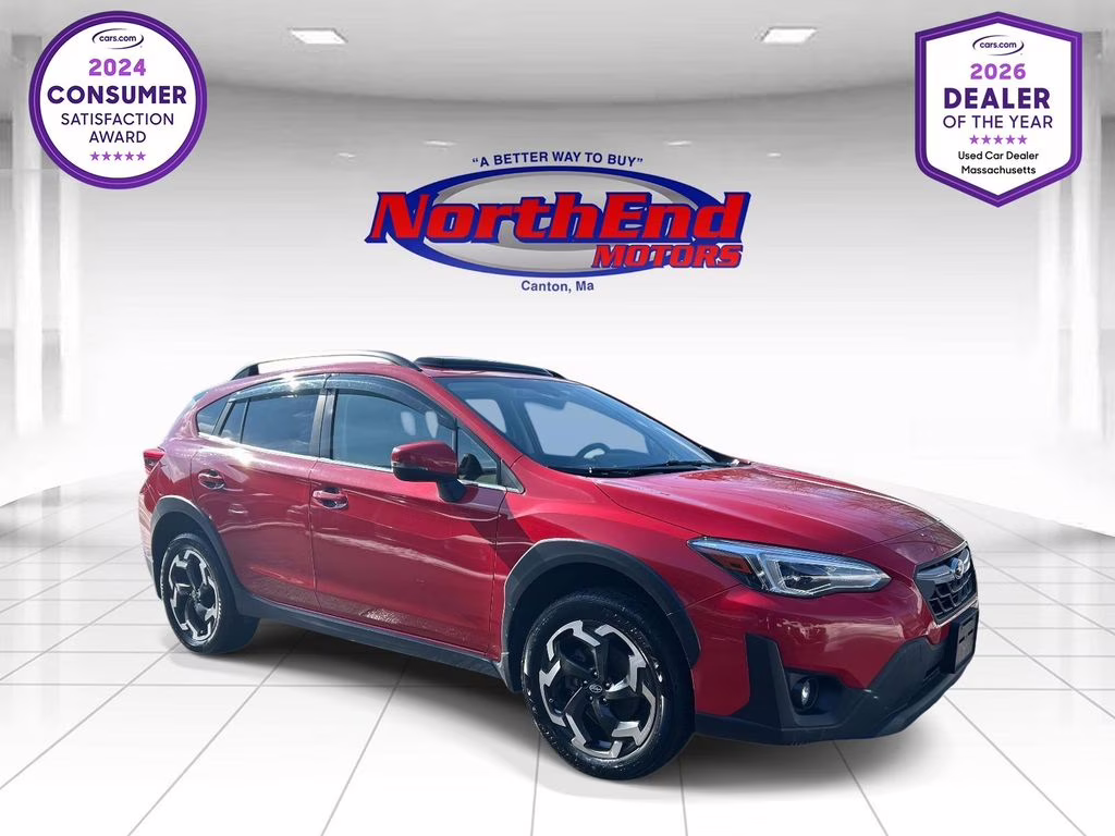 2023 Pure Red Subaru Crosstrek Limited AWD SUV