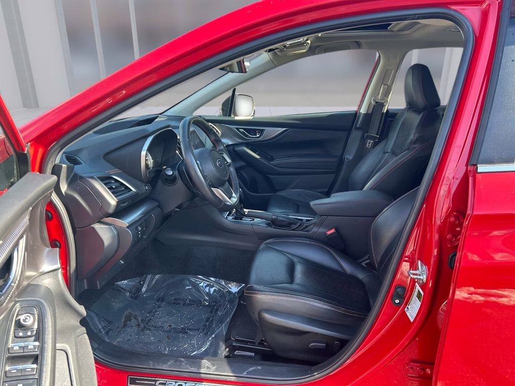 2023 Pure Red Subaru Crosstrek Limited AWD SUV