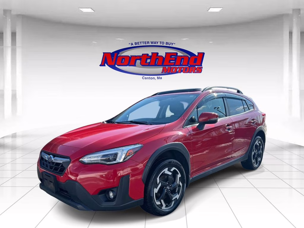 2023 Pure Red Subaru Crosstrek Limited AWD SUV