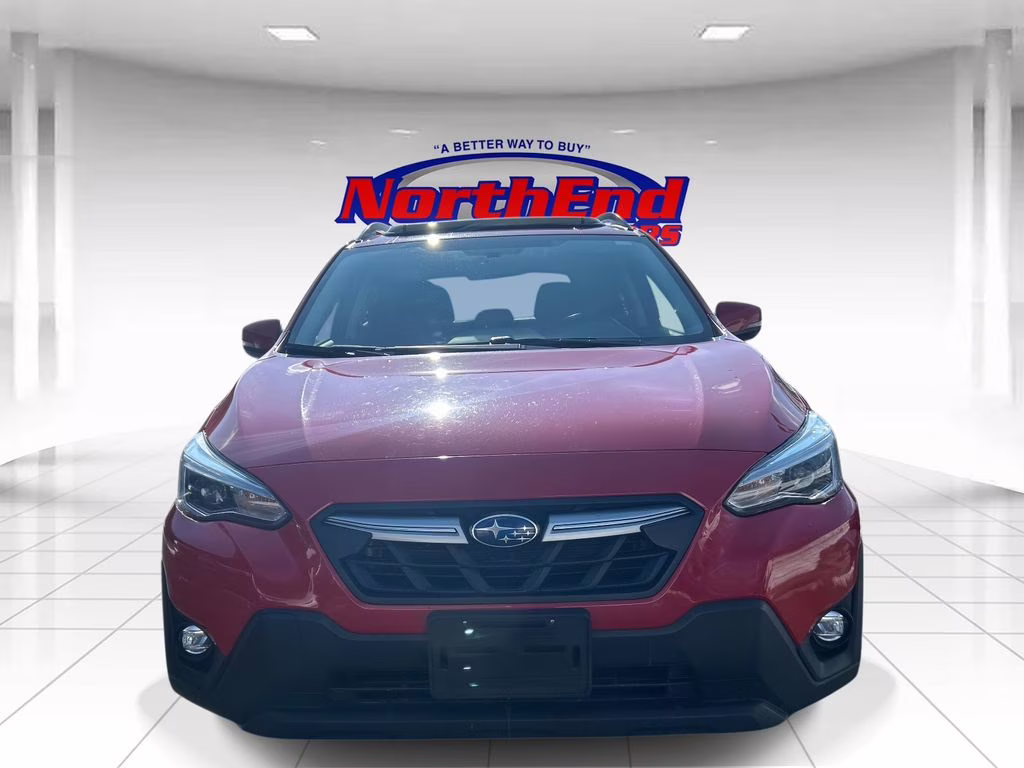 2023 Pure Red Subaru Crosstrek Limited AWD SUV