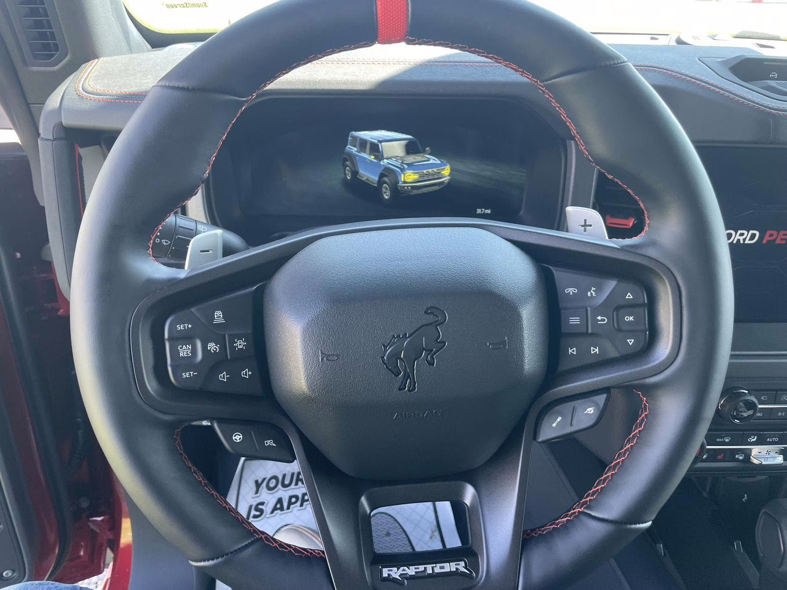 2026 Ruby Red Metallic Tinted Clearcoat Ford Bronco Raptor 4X4 SUV