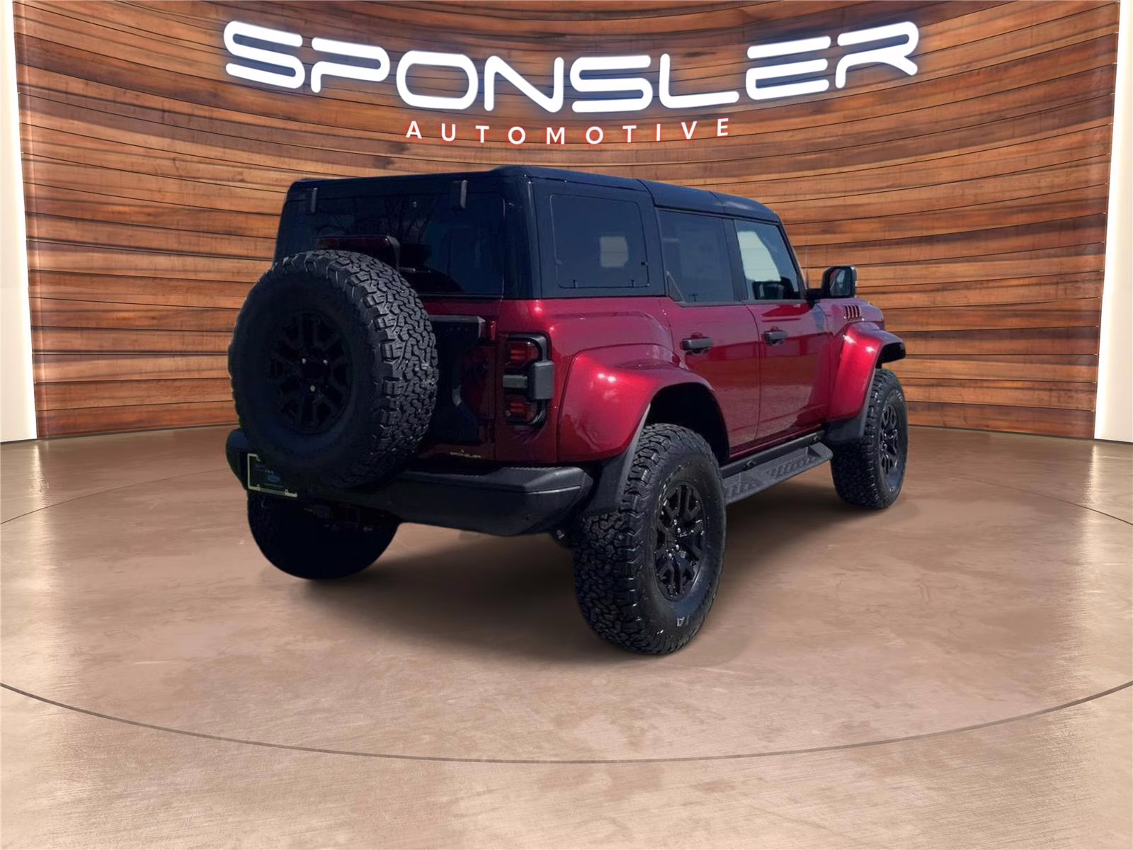 2026 Ruby Red Metallic Tinted Clearcoat Ford Bronco Raptor 4X4 SUV