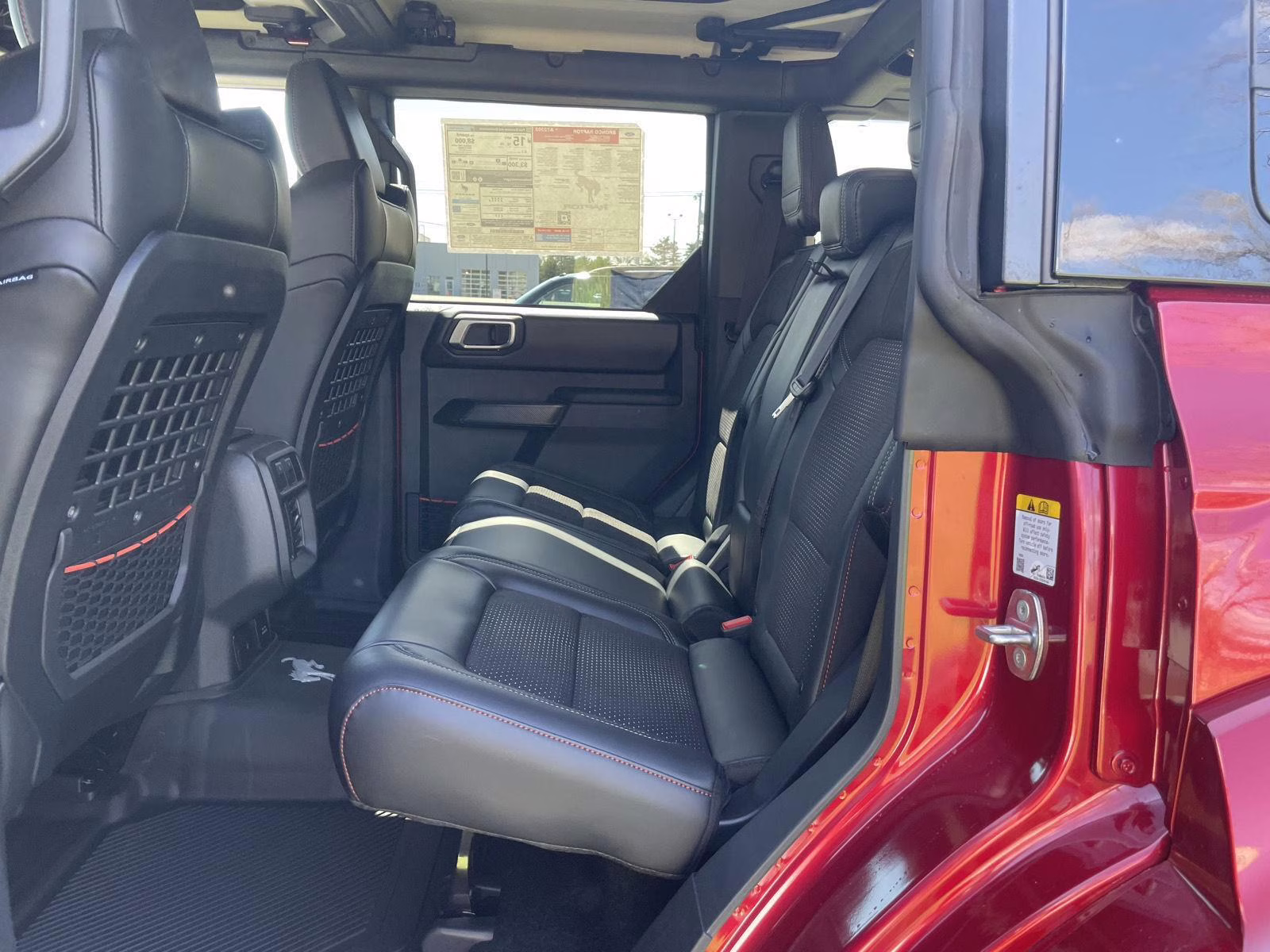 2026 Ruby Red Metallic Tinted Clearcoat Ford Bronco Raptor 4X4 SUV