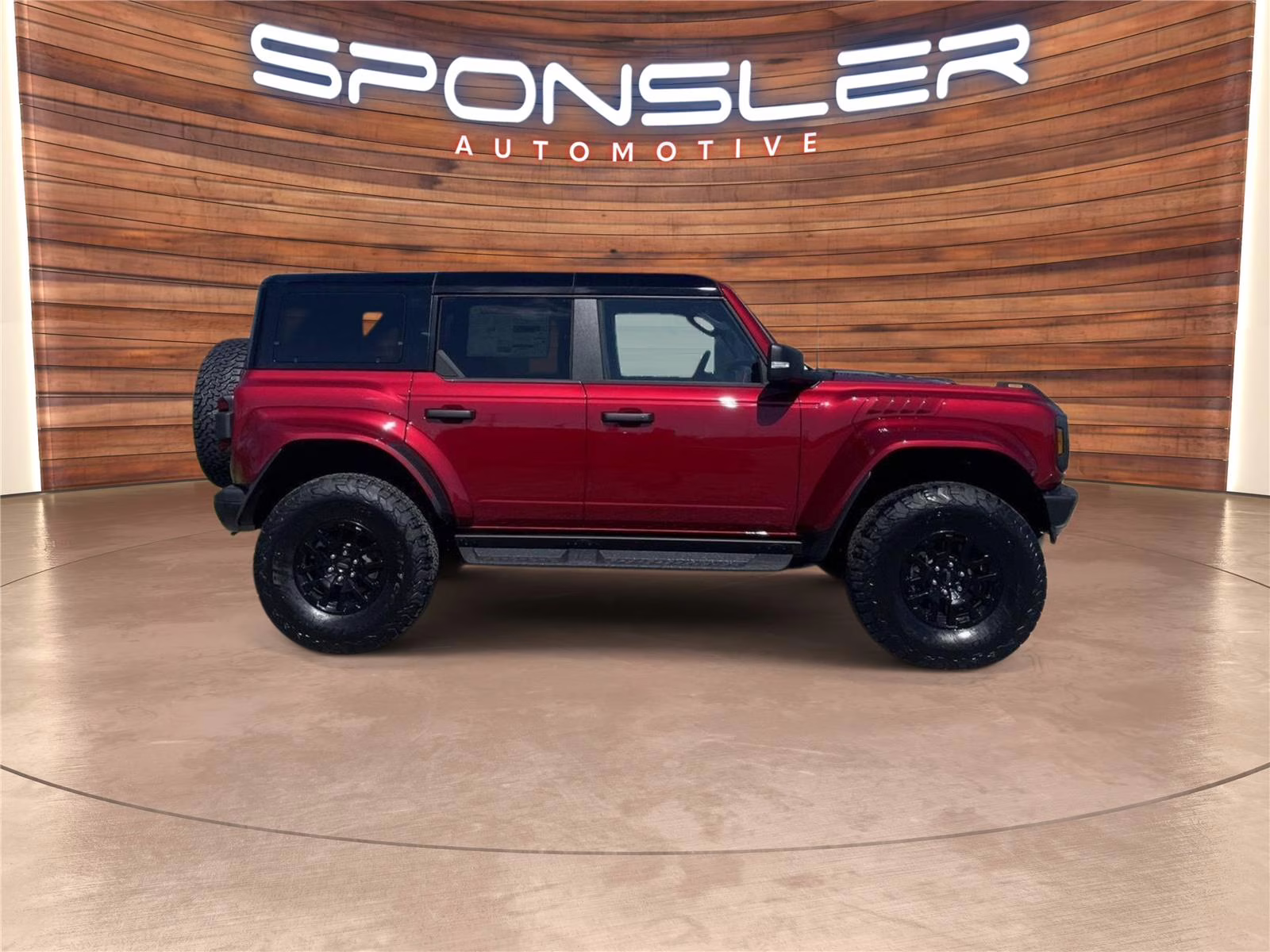 2026 Ruby Red Metallic Tinted Clearcoat Ford Bronco Raptor 4X4 SUV