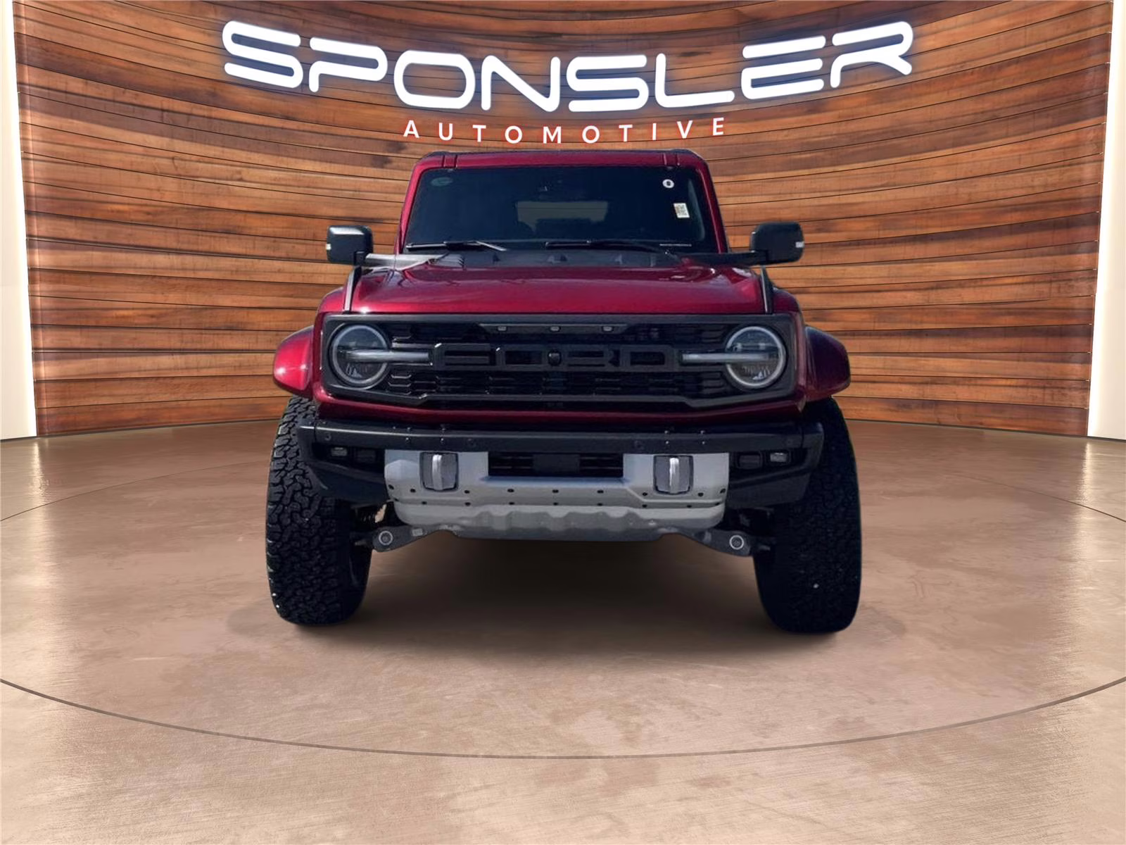2026 Ruby Red Metallic Tinted Clearcoat Ford Bronco Raptor 4X4 SUV