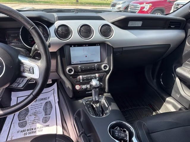 2017 Shadow Black Ford Mustang EcoBoost Premium RWD Convertible