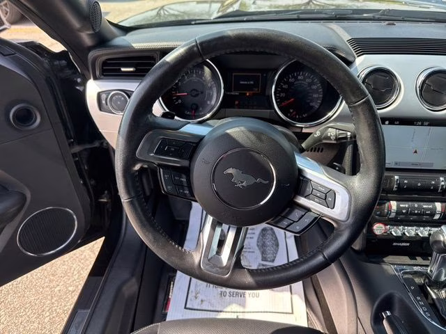 2017 Shadow Black Ford Mustang EcoBoost Premium RWD Convertible