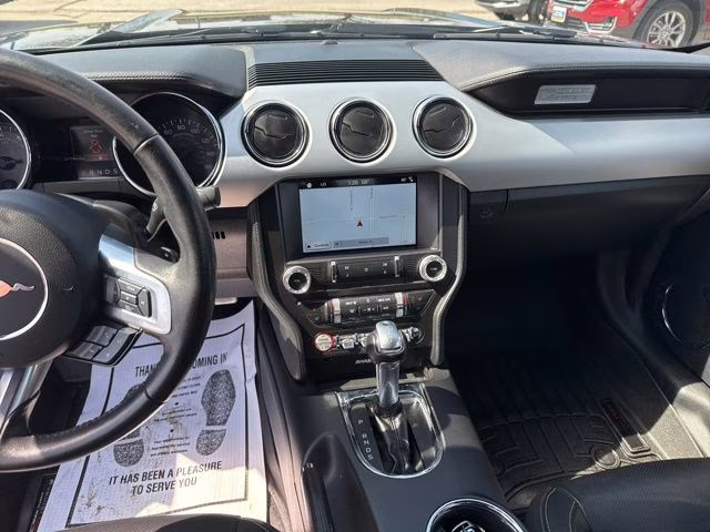 2017 Shadow Black Ford Mustang EcoBoost Premium RWD Convertible