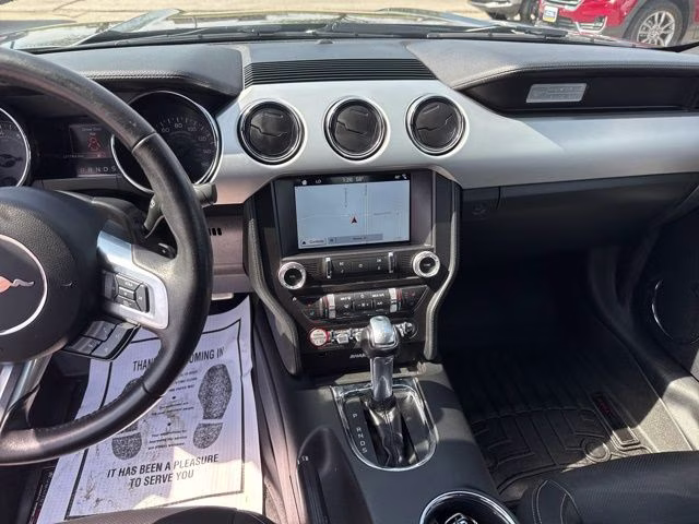 2017 Shadow Black Ford Mustang EcoBoost Premium RWD Convertible