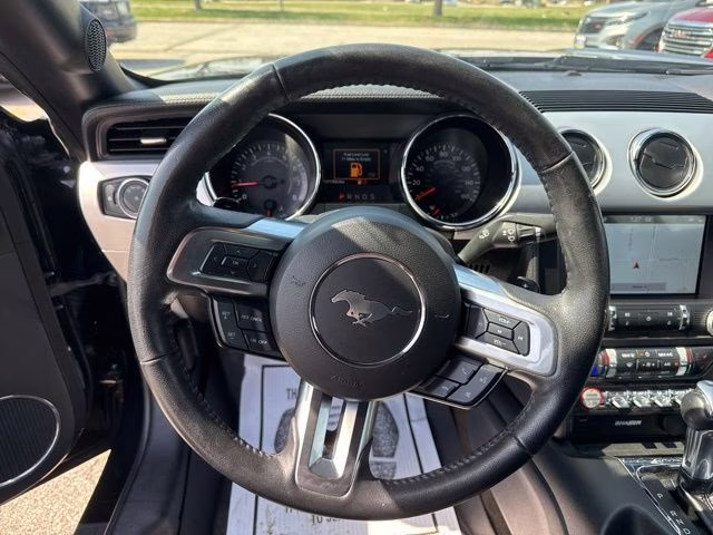 2017 Shadow Black Ford Mustang EcoBoost Premium RWD Convertible