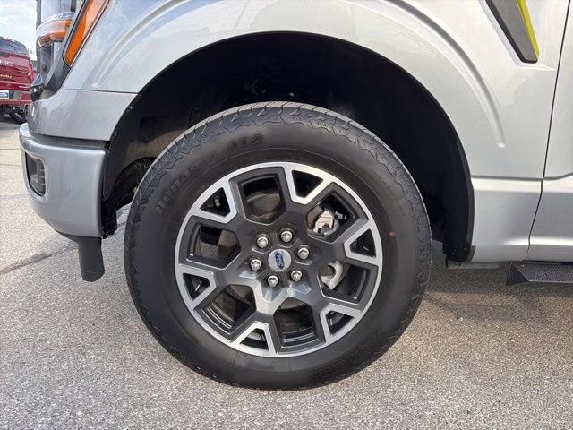 2024 Silver Metallic Ford F-150 STX 4X4 Truck