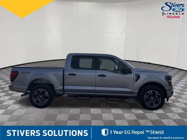 2024 Silver Metallic Ford F-150 STX 4X4 Truck