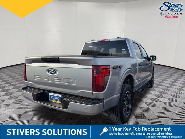2024 Silver Metallic Ford F-150 STX 4X4 Truck