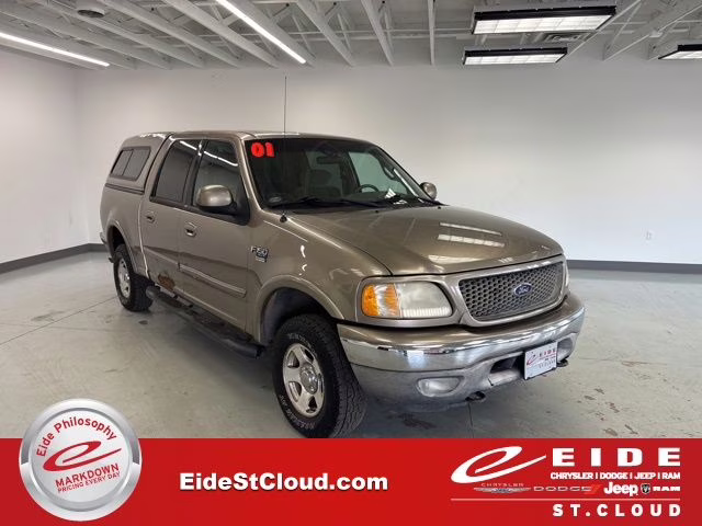 2001 Arizona Beige Clearcoat Metallic Ford F-150 XLT 4X4 Truck