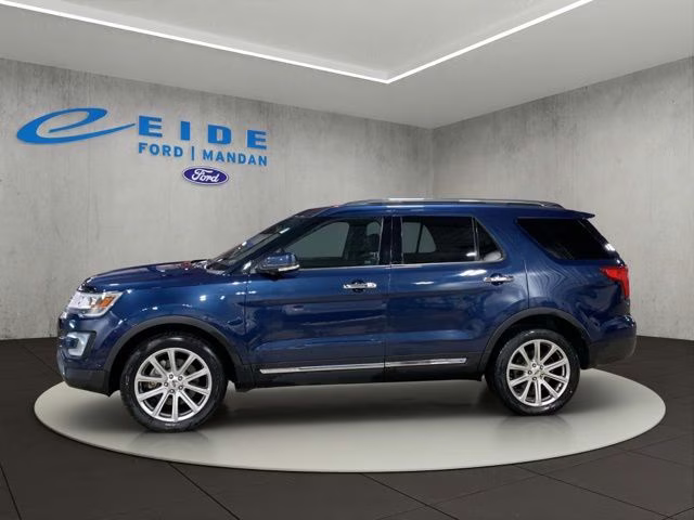 2017 Blue Ford Explorer Limited 4X4 SUV