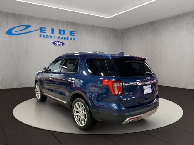 2017 Blue Ford Explorer Limited 4X4 SUV