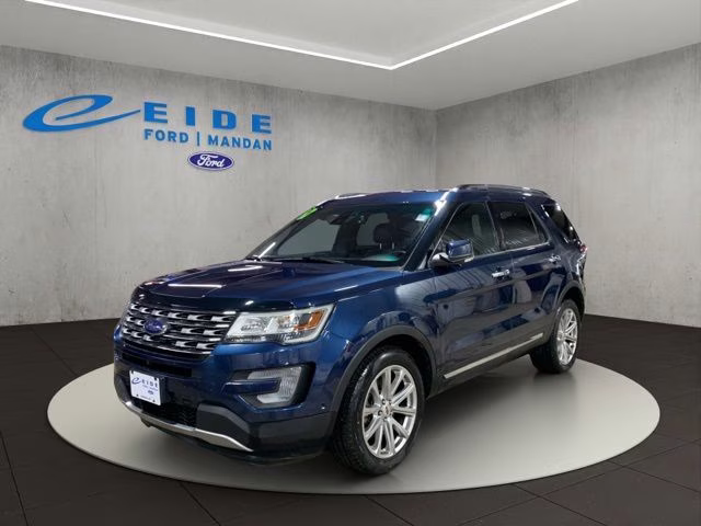 2017 Blue Ford Explorer Limited 4X4 SUV