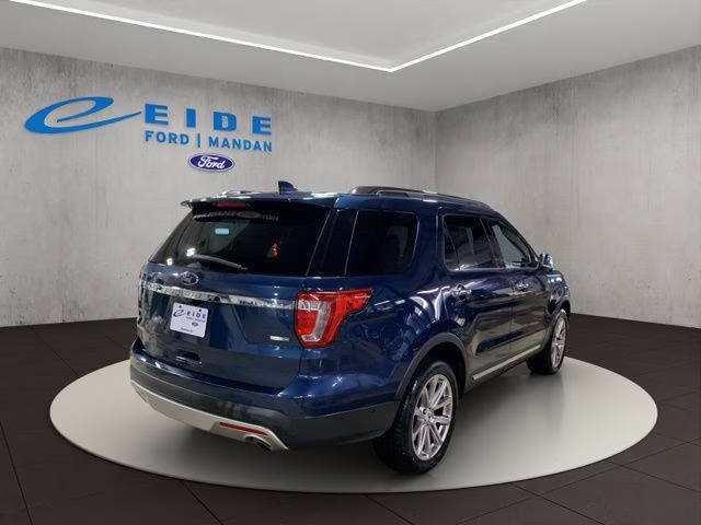 2017 Blue Ford Explorer Limited 4X4 SUV