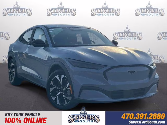 2024 Glacier Gray Metallic TriCoat Ford Mustang Mach-E Select AWD SUV