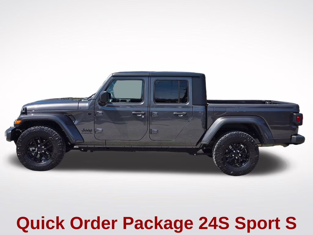 2021 Granite Crystal Metallic Clearcoat Jeep Gladiator Sport 4X4 Truck