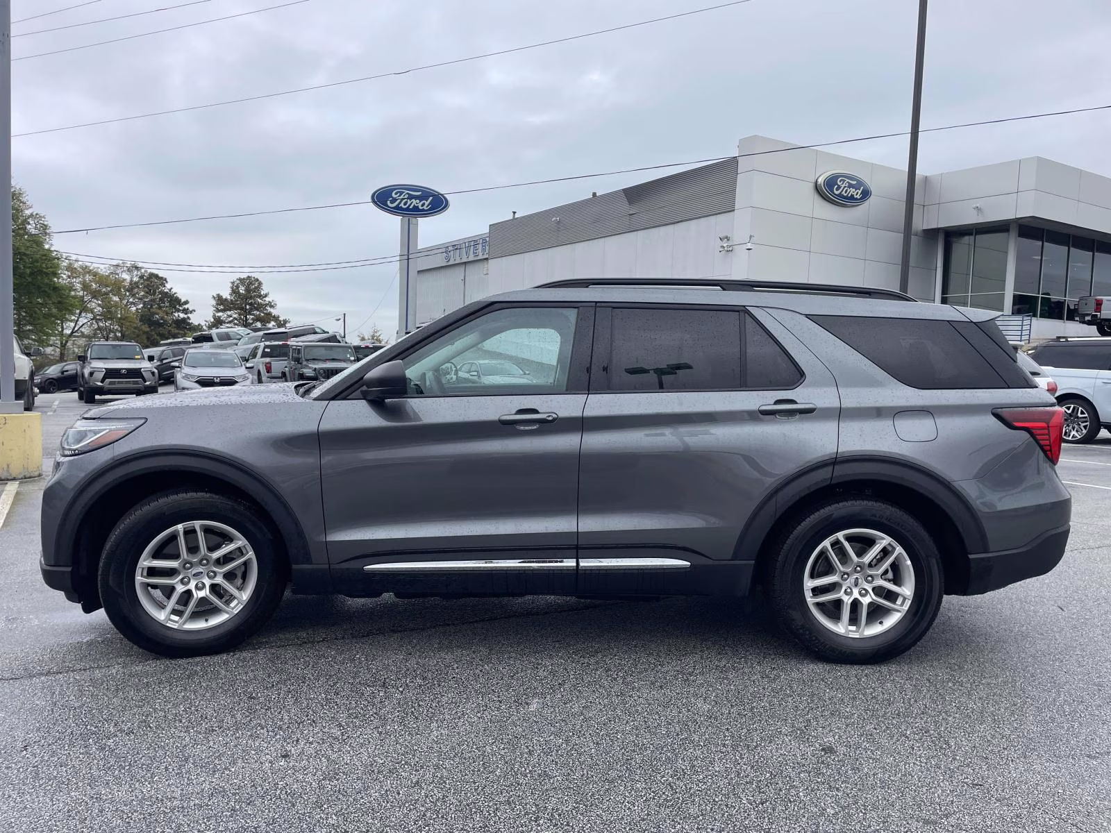 2025 Carbonized Gray Metallic Ford Explorer Active RWD SUV