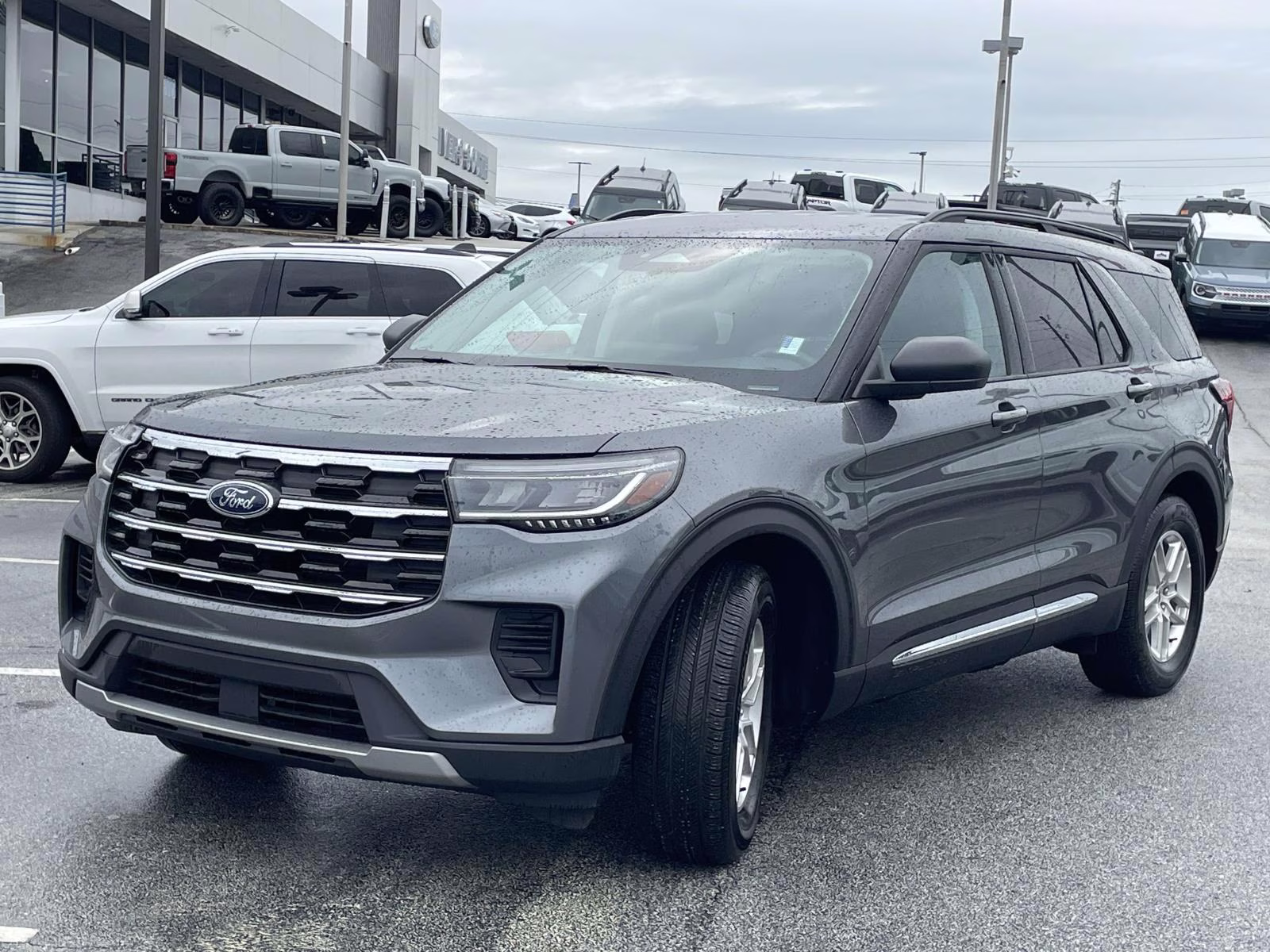2025 Carbonized Gray Metallic Ford Explorer Active RWD SUV