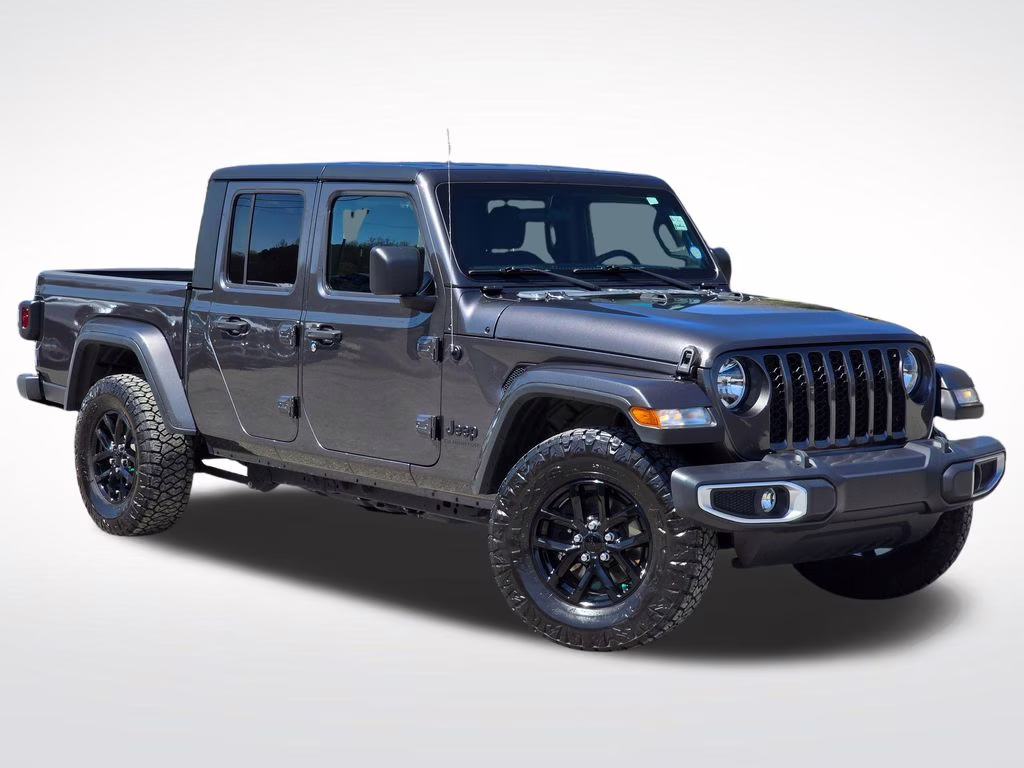 2021 Granite Crystal Metallic Clearcoat Jeep Gladiator Sport 4X4 Truck