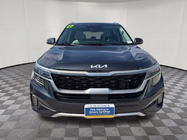 2022 Gravity Gray Kia Seltos SX AWD SUV