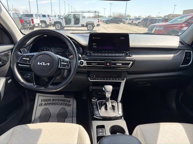 2022 Gravity Gray Kia Seltos SX AWD SUV