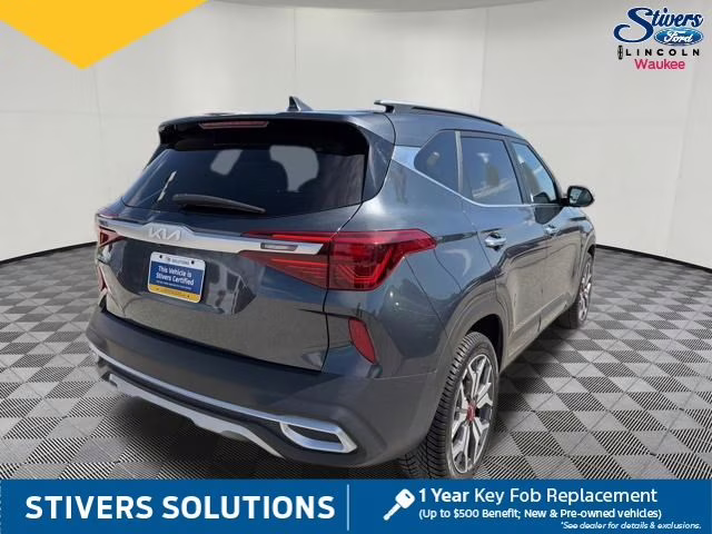 2022 Gravity Gray Kia Seltos SX AWD SUV