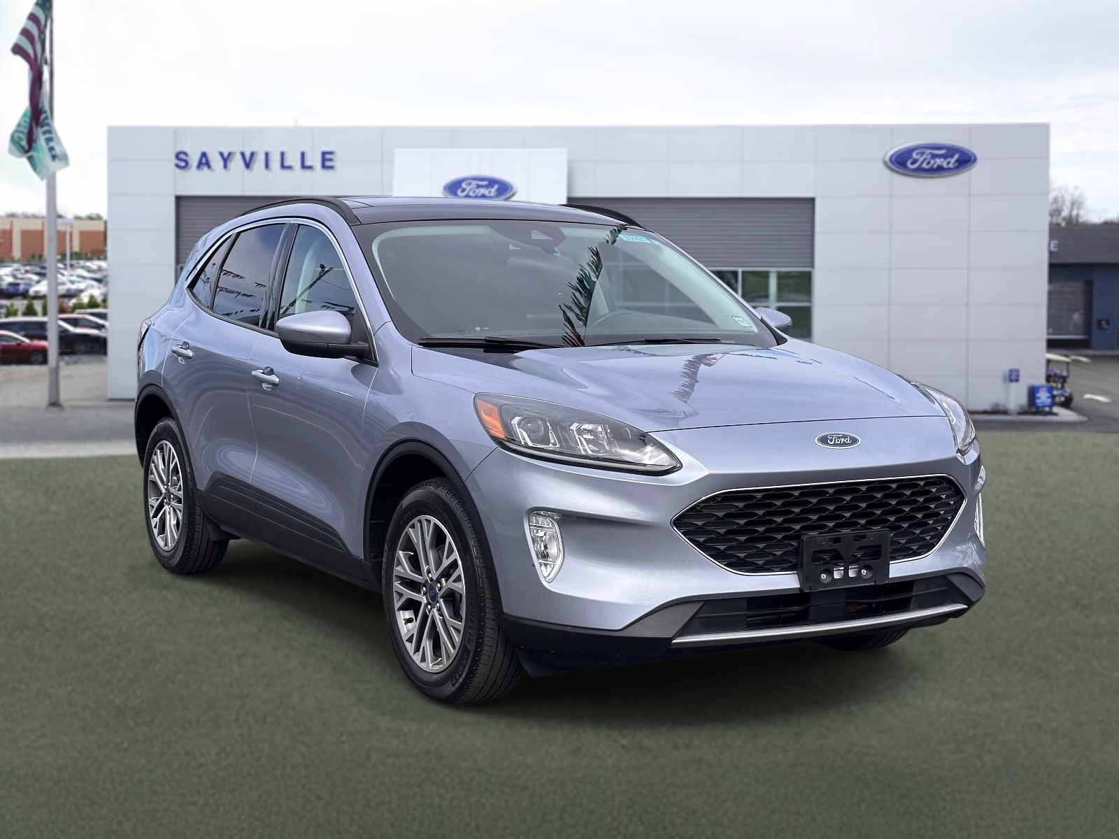 2022 Iced Blue Silver Metallic Ford Escape SEL AWD AWD SUV