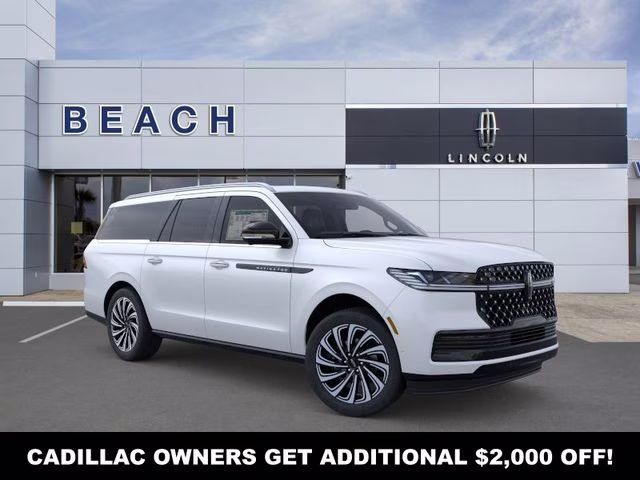2026 Star White Metallic Tri-Coat Lincoln Navigator L Black Label 4X4 SUV