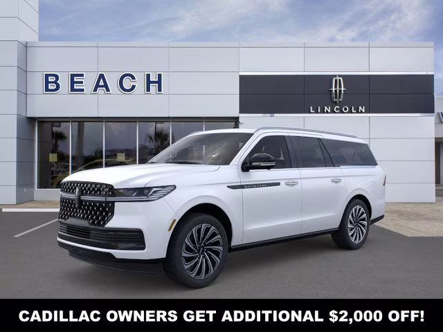 2026 Star White Metallic Tri-Coat Lincoln Navigator L Black Label 4X4 SUV