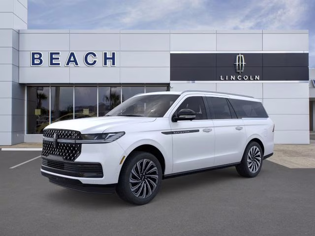 2026 Star White Metallic Tri-Coat Lincoln Navigator L Black Label 4X4 SUV