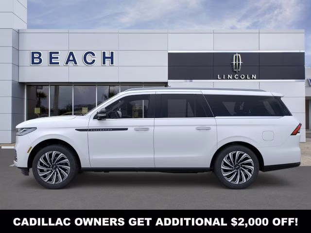 2026 Star White Metallic Tri-Coat Lincoln Navigator L Black Label 4X4 SUV