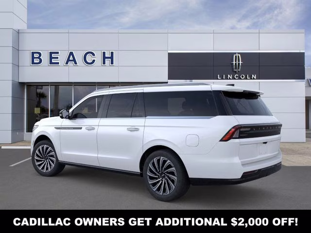 2026 Star White Metallic Tri-Coat Lincoln Navigator L Black Label 4X4 SUV