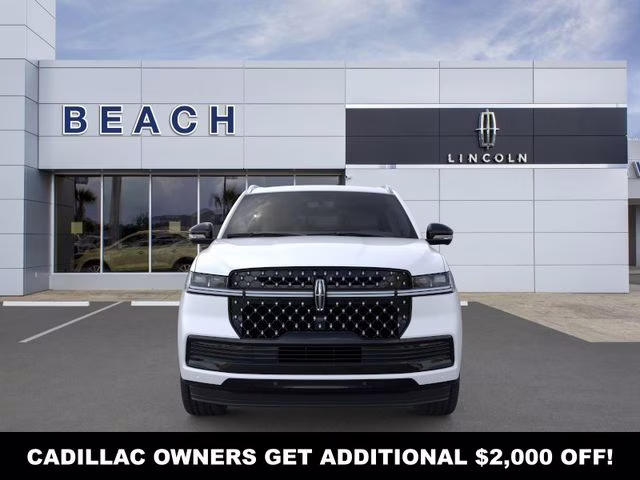 2026 Star White Metallic Tri-Coat Lincoln Navigator L Black Label 4X4 SUV