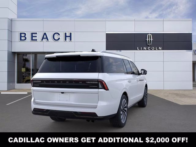 2026 Star White Metallic Tri-Coat Lincoln Navigator L Black Label 4X4 SUV